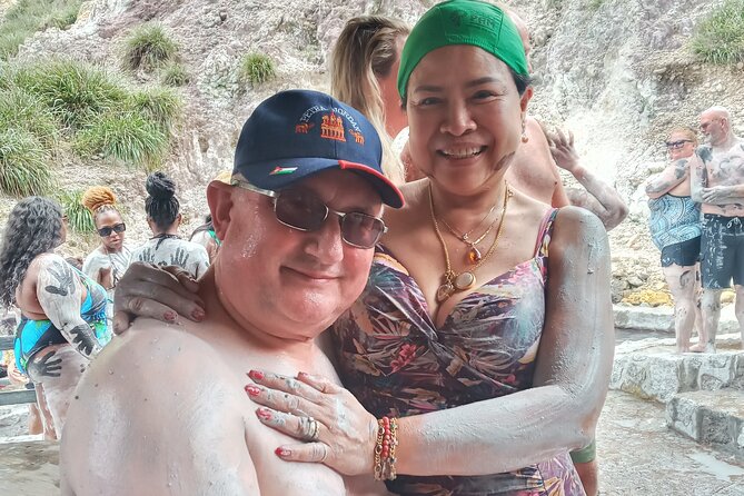 All Inclusive Tour Sulfur Mud Bath, waterfall,Beach & lunch break - Canaries and its 15-minute viewpoint