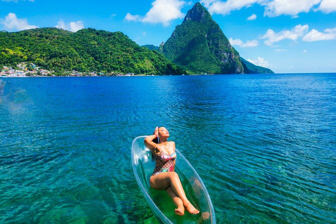 Clear Kayak Drone Photoshoot in St. Lucia - Why the drone changes the pictures