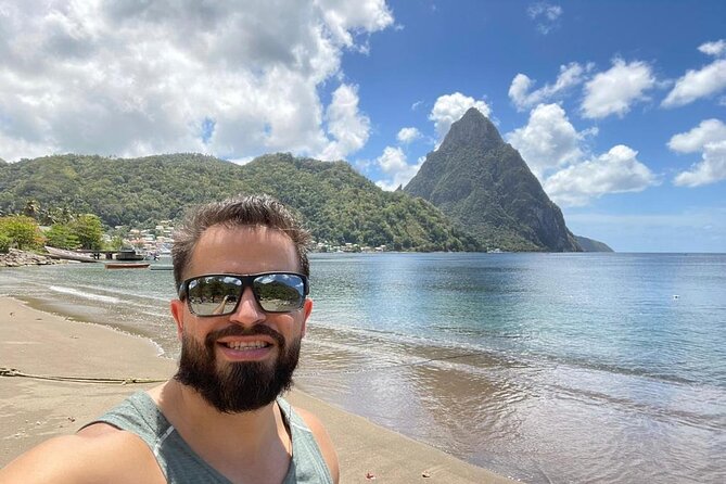 Explore Saint Lucia | Piton | Mud bath | Drive-In Volcano | MGM Tour and Travel - From Hewanorra Airport toward Saint Lucia’s volcanic south