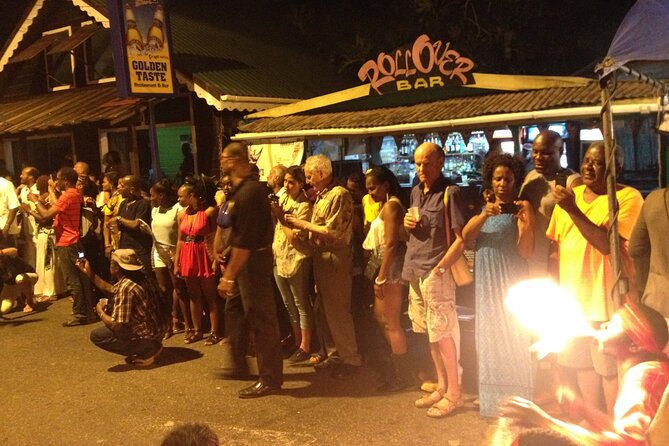 Friday Night Street Party in St. Lucia - Music and Dancing Pick Up After 9 p.m.