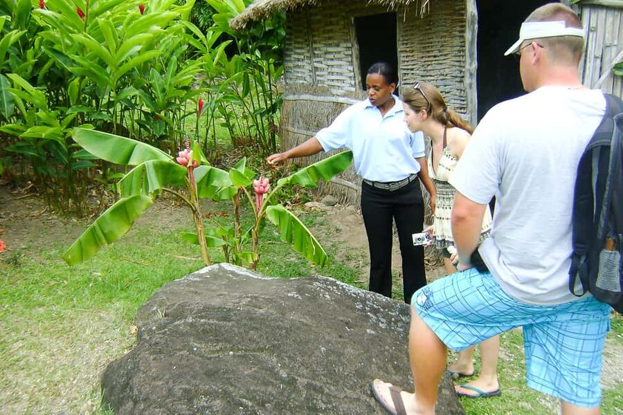 From Castries: Full-Day Catamaran Tour to Soufriere - Toraille Waterfall in a 30-minute stop
