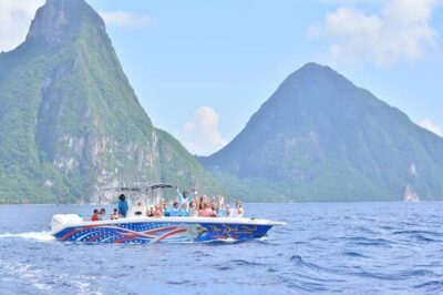 Land & Sea Adventure to Soufriere/Snorkelling/Mudbath/Lunch