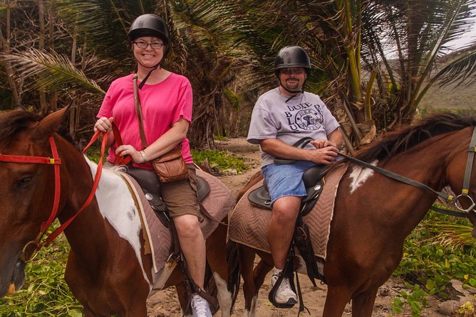 Nature & Historical Horseback Riding Tours St. Lucia - Through banana plantations and fragrant plants