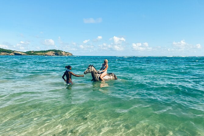Private Beach Picnic Horseback Ride with Sandy Hoofs St. Lucia - The picnic and time to slow down