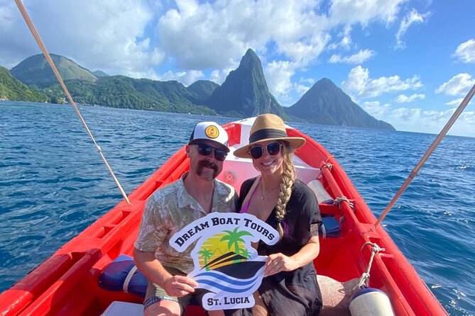 Private Boat Charter St. Lucia, boat tour to Soufriere. Full day - Key points at a glance