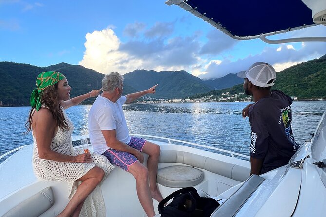 Private Boat Charter St. Lucia, boat tour to Soufriere. Full day - Soufriere adds a land-based option