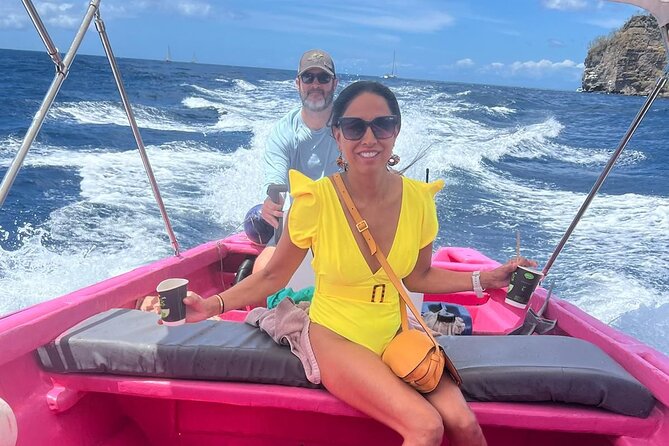 Private Boat Tour:St.Lucia private charter - Natural Bridge Rock, Marigot Bay, and fishing villages