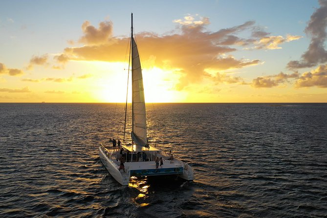 Private Catamaran Sunset Cruise from St Lucia for Up to 15 Guests - The sunset is the main event