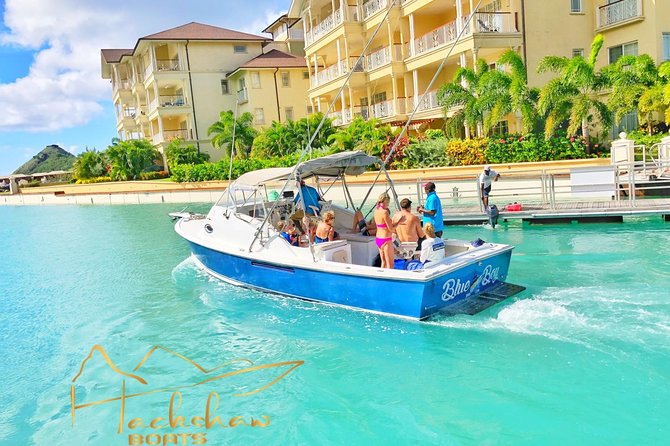 Private Custom Coastal Cruise St. Lucia Full Day - The Pitons and the view from the water