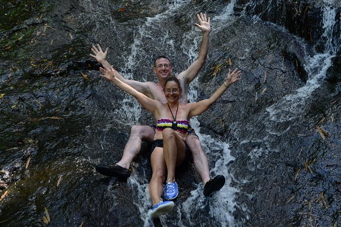 Rainforest Hike & Waterfall Safari St. Lucia From Castries - Riding above Castries in an open-top jeep
