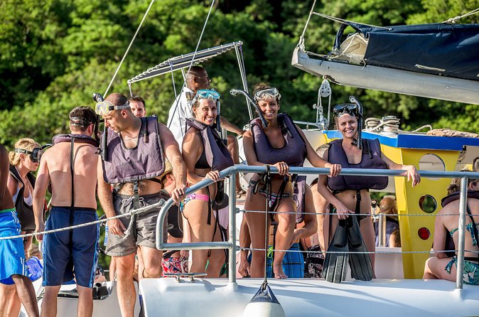 Soufriere Adventure Cruise - Snorkeling beneath the Pitons