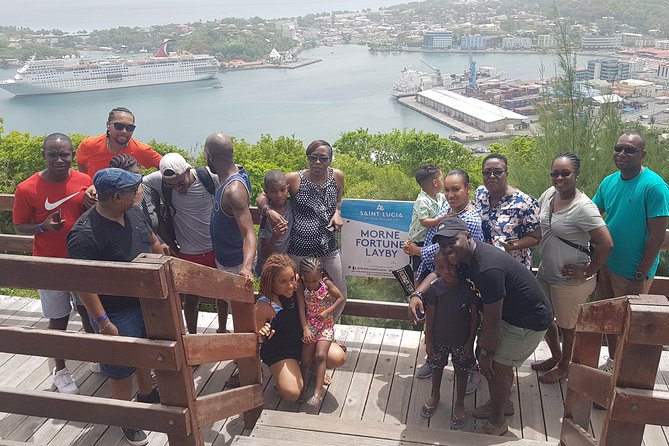 Soufriere Experience Tour - Morne Fortune and the first views near Castries