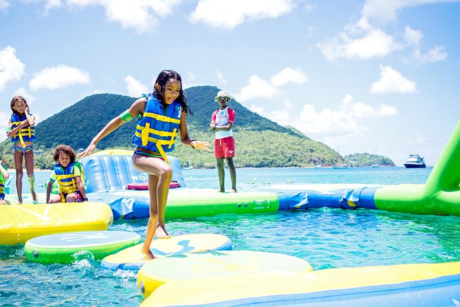 Splash Island Water Park in St Lucia - Who will enjoy Splash Island most?