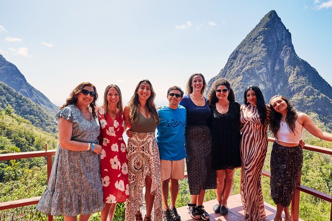 St. Lucia adventure: mud baths, waterfalls, gardens - Soufriere and the first Piton views
