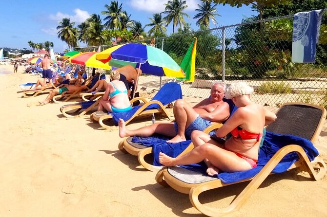 St. Lucia Beach Day with Paradise Beach Comforts & Transportation - Reduit Beach, St. Lucia’s Easy Beach-Day Choice