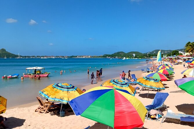 St. Lucia Beach Day with Paradise Beach Comforts & Transportation - Kennedy’s Hands-On Hosting