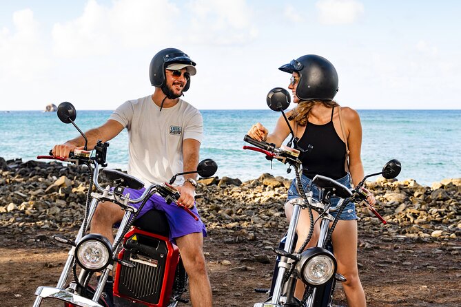 St.Lucia Beaches and Backroads Tour by Electric Big-Wheel Scooter - Gros Islet and the fishing village atmosphere