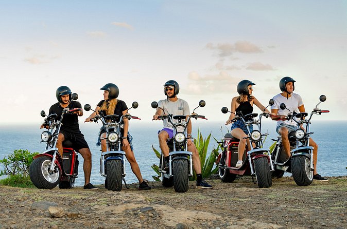 St.Lucia Beaches and Backroads Tour by Electric Big-Wheel Scooter - Pigeon Island and the pirate stories