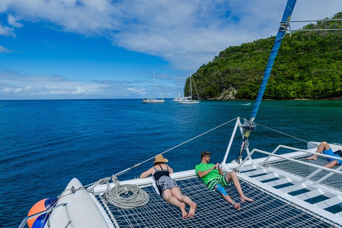 St Lucia Catamaran Day Sailing and Sightseeing Tour - Creole lunch in Soufriere