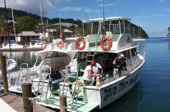 St Lucia Certified Scuba Diving Tour - The ride from port is part of the trade-off