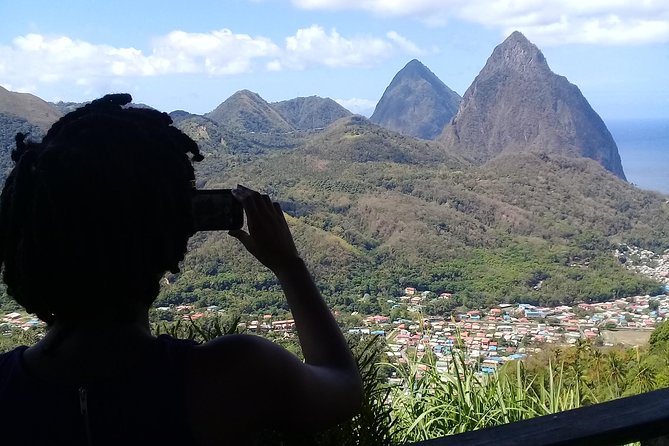 St Lucia Diamond Mineral and Mud Baths Plus Waterfall Adventure - Piton views and the scenic drive
