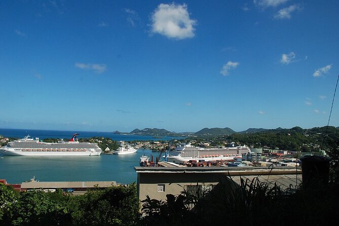St. Lucia Island Short Tour - Roseau Beach and the banana-growing valley