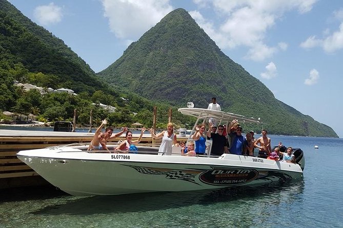 St. Lucia Land and Sea Tour - The road south: beautiful views, slow progress