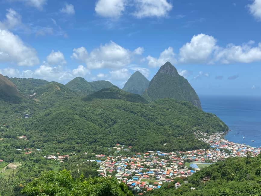 St Lucia: Mud Baths, Waterfall & Tet Paul Trail Tour - Guides, vehicles, and the private format