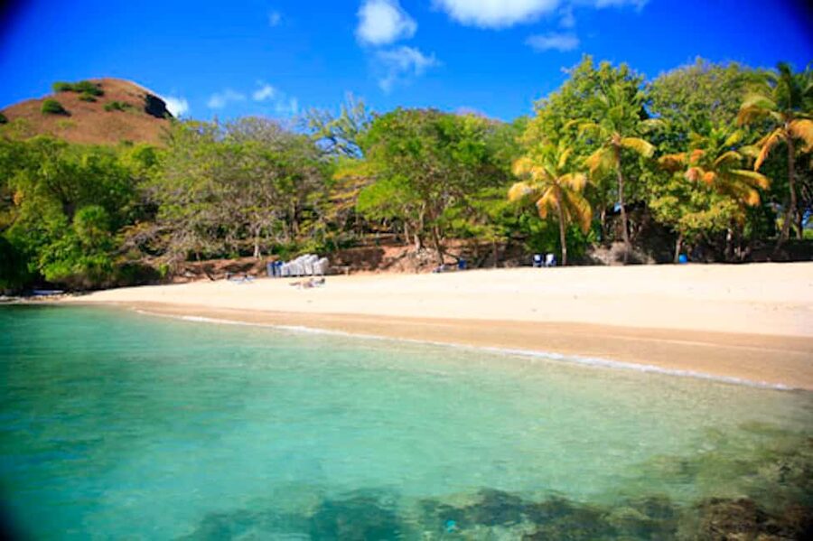 St Lucia Pigeon Island Ultimate Relaxer Experience - A beachfront lunch with local food