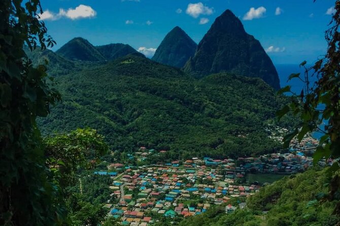 St Lucia Pitons Waterfalls and Mud Bath Experience. - From Castries to Soufriere by coastal road