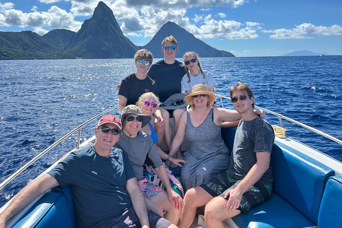 St. Lucia Private Boat to Soufriere:Snorkeling, Sightseeing,Beach - Anse Chastanet and one of St. Lucia’s best-known reefs