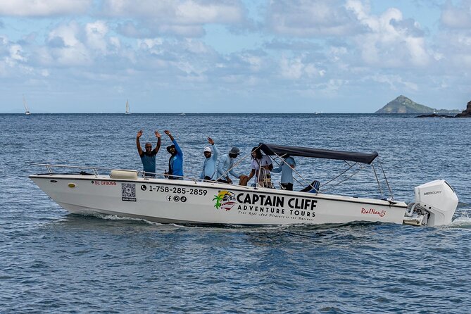 St. Lucia Private Boat to Soufriere:Snorkeling, Sightseeing,Beach - Anse Cochon for another swim and snorkel