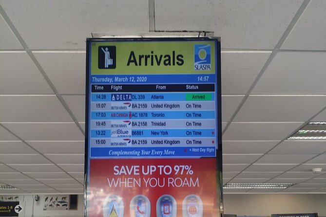 St Lucia Private Round Trip Hewanorra Airport Transfers to North Hotels - The driver can shape the whole first impression