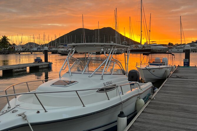 St. Lucia Private Sunset Cruise - Marigot Bay and Rodney Bay - Pigeon Island and St. Lucia’s wartime past