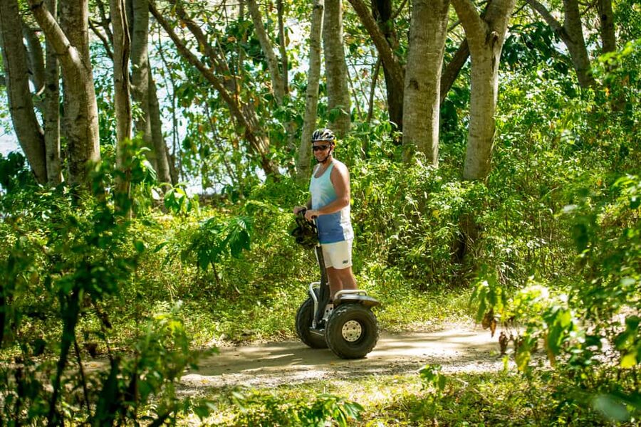 St. Lucia: Rodney Bay Village Segway - Local fruit and the refreshment stop