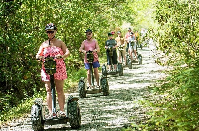St Lucia Rodney Bay Village Segway Adventure - Riding from Rodney Bay toward Mount Pimard
