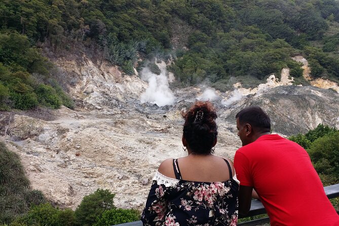 St Lucia Sulphur Springs Drive- in Volcano Tour & Therapeutic Mud baths - The Pitons and Soufrière viewpoint