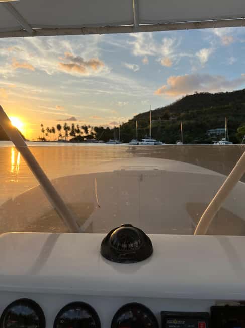 St. Lucia: Sunset Cruise, best way to end a day in paradise - The sunset portion is the main event