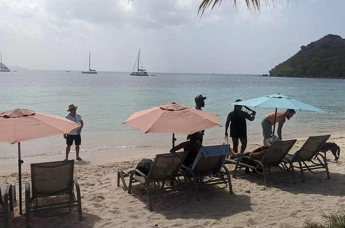 Waterfall and Beach Safari in Santa Lucia - A natural pool offers a cool break